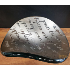 Shalom Home Blessing Vessel, Platinum/Silver 