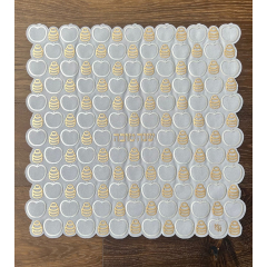 Apple and Honey Challah Cover, Silver