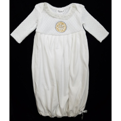 Baby Boy Newborn Brit Milah Gown Shema Heirloom Gown 