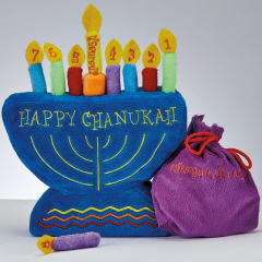 Soft Children's Menorah Set