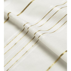 Tallit Traditional Style, Woold, White & Gold (Multiple sizes)