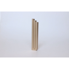 Hand Painted Floral Mezuzah- Blue Flower