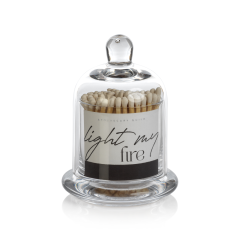 Matches in Glass Jar, White Tip