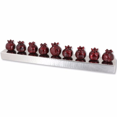 Pomegranate Hanukah Menorah